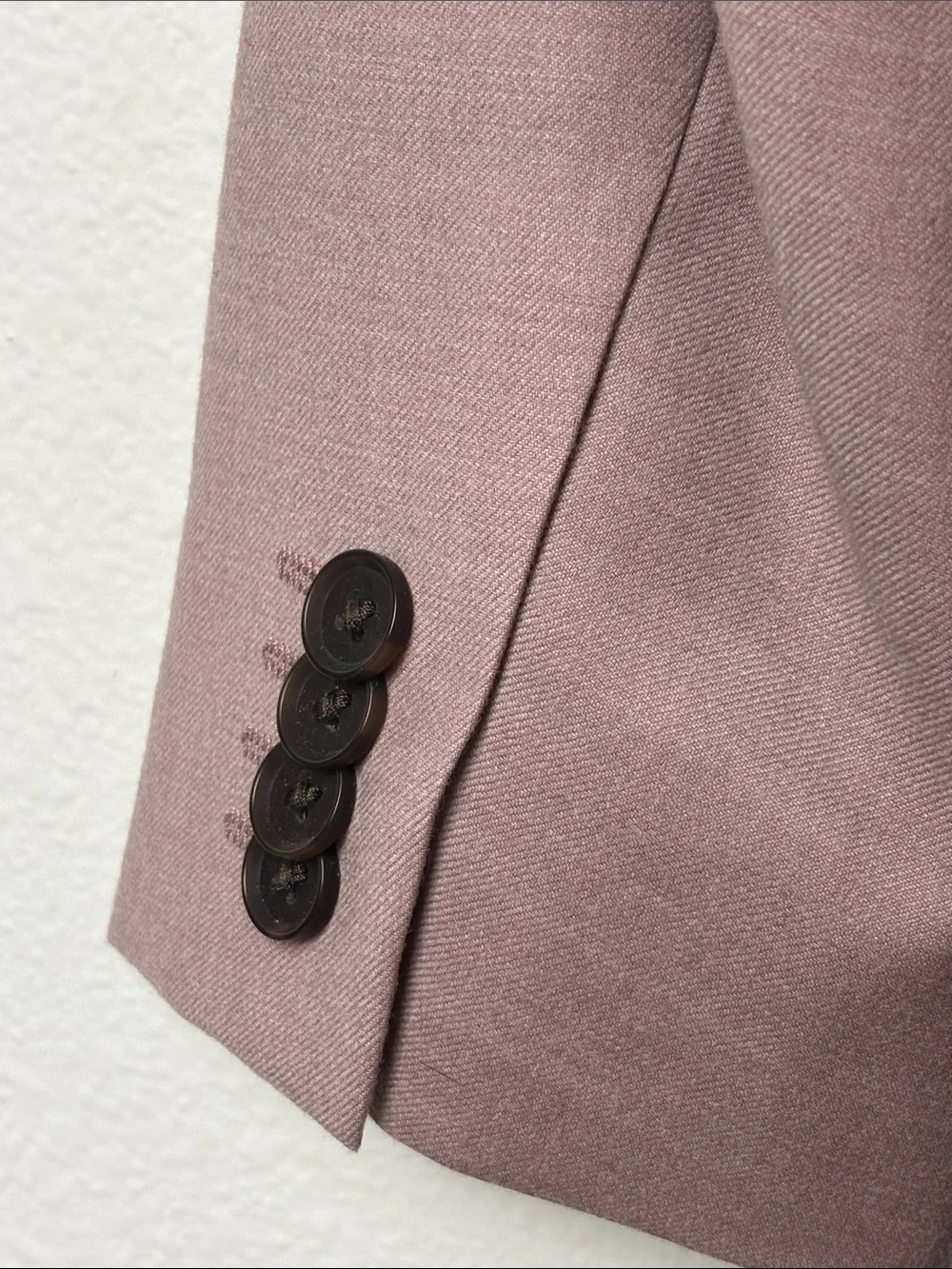 Express Men's Dusty Rose Blazer - Two-Button Sport Coat